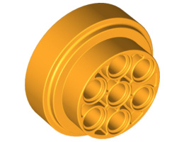 Турбина Ø31,37 с отвори Ø4,85: {огнено жълто-оранжев}