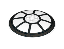 Dish 8 x 8 Inverted (Radar) with Radial TIE Fighter Cockpit Pattern: {прозрачен}