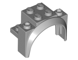 Тухличка с дъга 2X4X2 1/3 : {умерено каменно сив}