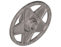 Wheel Cover 5 Spoke Thick with Edge Bolts - for Wheel 56145: {сребърно метален}