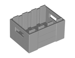 Кутия 3X4: {умерено каменно сив}
