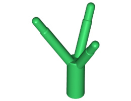 Plant Flower Stem with Bar : {тъмно зелен}