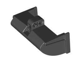 Права лопата 5X7X4½ с отвор/кръст : {черен}