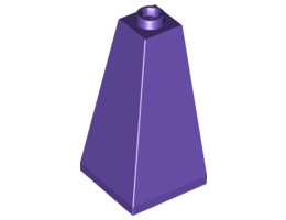 Покривна плочка ъглова 2X2X3/73°: {светло виолетов}