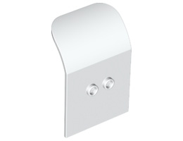 Door 2 x 4 x 6 Curved Aircraft : {бял}