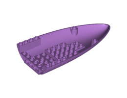 Aircraft Fuselage Forward Bottom Curved 8 x 16: {умерено лавандулов}