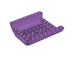 Ниско дъно 8X8X2 Ø4.85: {умерено лавандулов}