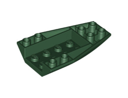 Тухличка 4 x 6 с извивка, инверсна: {земно зелен}