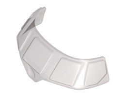 Glass for Aircraft Fuselage Curved Forward 6 x 10 Top with 5 Window Panes: {прозрачно кафяв}