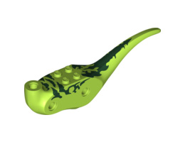 Dinosaur Body Raptor with Dark Green Marks Pattern: {ярко жълто-зелен}