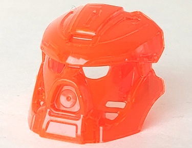 Bionicle Mask of Fire: {прозрачно флуорисциращо червеникаво оранжев}
