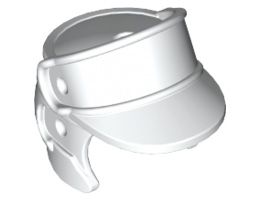 Minifigure, Headgear Helmet SW Hoth Rebel Trooper: {бял}