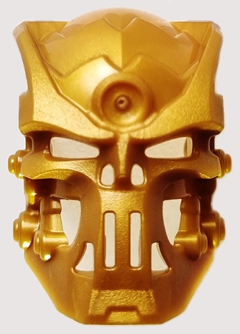 Bionicle Mask Skull Wide: {топло златист}