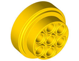 Турбина Ø31,37 с отвори Ø4,85 : {ярко жълт}
