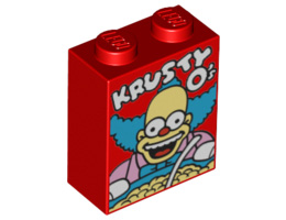 Тухличка 1X2x2 No.: {ярко червен}