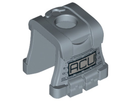 Minifigure, Vest Body Armor with 'ACU' Pattern: {пясъчно син}