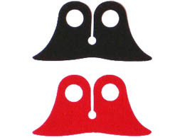 Minifigure, Cape Cloth, Pointed Collar with Black and Red Sides : {мултикомбинация}