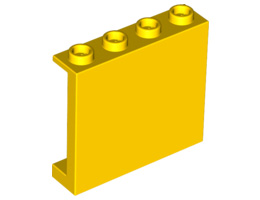 Стенен елемент 1X4X3 гладък: {ярко жълт}