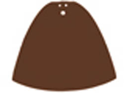 Cloth Cape with 3 Holes, Large Buildable Figures: {червеникаво-кафяв}