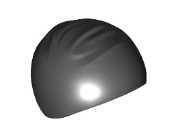 Minifigure, Headgear Cap, Swimming : {черен}