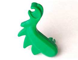 Dragon / Dinosaur Arm, Left: {тъмно зелен}