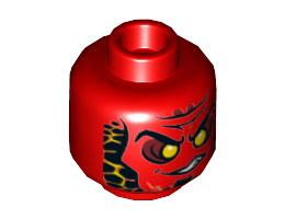 Мини глава No. 1820: {ярко червен}