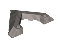 Wedge 6 x 8 Pointed Cutout: {сребърно метален}