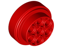 Турбина Ø31,37 с отвори Ø4,85: {ярко червен}