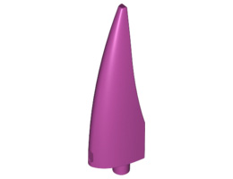 Нокът с вал 1X4X1 W/ Ø3.2 мм: {ярко червеникаво-виолетов}