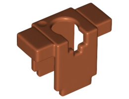 Minifigure, Armor Breastplate Rectangular (Minecraft): {тъмно оранжев}