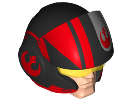 Large Figure Head Modified SW Poe Dameron Pattern: {нуга}