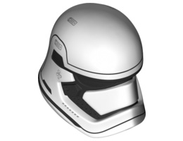 Large Figure Head Modified SW First Order Stormtrooper Pattern: {бял}