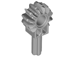 Technic, Arm with Gear 8 Tooth and 1.5L Axle: {умерено каменно сив}