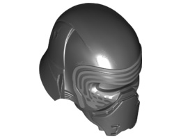 Large Figure Head Modified SW Kylo Ren Pattern : {черен}