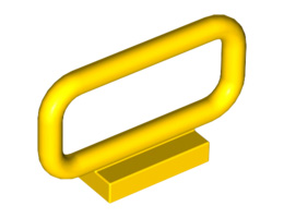 Дръжка 1X4X2 : {ярко жълт}
