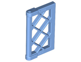Прозорец 1/2 за рамка 1X4x3 : {умерено син}