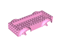 Vehicle, Base 8 x 16 x 2 1/2 with Mudguards and 14 x 4 Recessed Center with 3 Holes: {светло пурпурен}