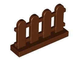 Ограда 1X4x2: {червеникаво-кафяв}