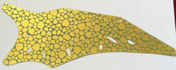 Cloth Wing Triangle 11 x 27.5 Right with Gold Scales Pattern: {пясъчно зелен}