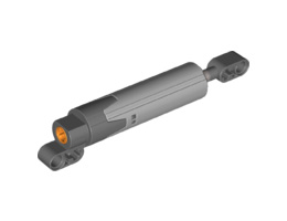 Technic, Linear Actuator with Dark Bluish Gray Ends : {умерено каменно сив}