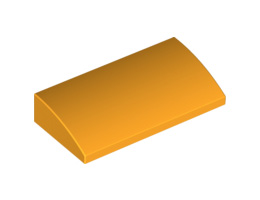 Плочка с дъга 2X4x2/3: {огнено жълто-оранжев}