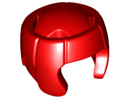 Мини предпазен шлем : {ярко червен}
