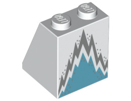 Покривна плочка 2X2X2/65 град. No. 55: {бял}