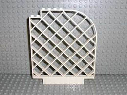 Belville Wall, Lattice 12 x 1 x 12 Curved: {бял}