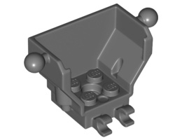 Тухличка 4X2X3 с дизайн 5.9 топче: {тъмно каменно сив}