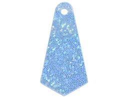 Mini Doll, Cape Cloth, Friends, Long Narrow with 1 Small Top Hole and Silver Dots Pattern: {умерено син}