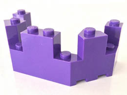 Балкон 1/2 4X8X2 1/3: {светло виолетов}