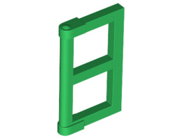 Прозорец 1/2 за рамка 1X4x3 : {тъмно зелен}