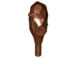 Minifigure, Weapon Club, Small (Caveman) : {червеникаво-кафяв}
