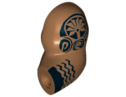 Arm Giant, Left with Black Hawaiian Tattoos Pattern: {умерен нуга}